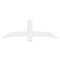 Ekena Millwork Bellingham Architectural Grade PVC Gable Bracket, 72"W x 24"H x 2"D x 6"F, 8/12 Pitch GBP072X24X0206BEL00 - alternate 2